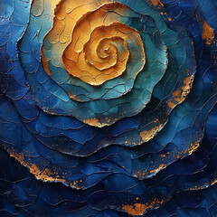 Fototapeta premium Mesmerizing Geometric Swirl: Depth & Dimension