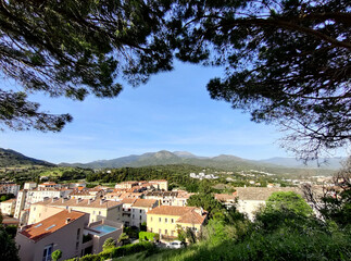 Obraz premium Hiking and riding in Corsica - France