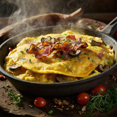 Flavorful Mushroom Omelet: A Savory Breakfast or Brunch Treat