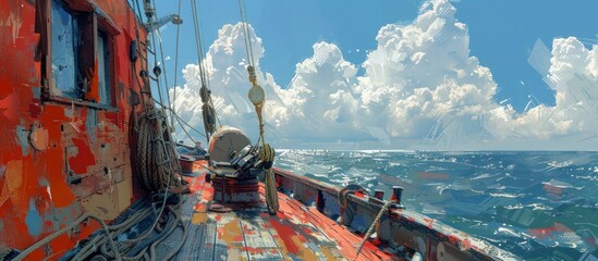 Sailing Through Cloudy Skies