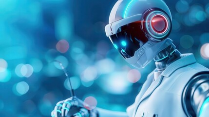 Futuristic medical robots performing surgeries with precision, futuristic, cyber health technology