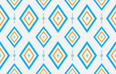 Abstract seamless patterns, geometric patterns, and batik patterns are designed for use in interior, wallpaper, fabric, curtain, carpet, clothing, Batik, satin, background, and Embroidery style.
