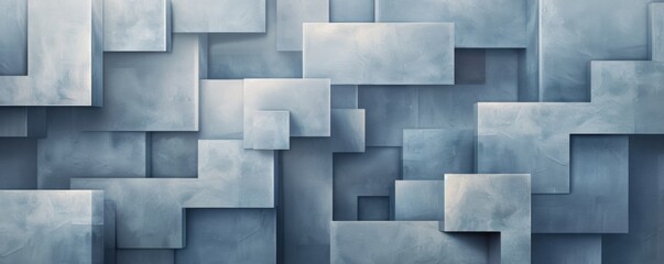 Geometric shapes in minimalist maze watercolor, futuristic, manipulation, sleek background backdrop