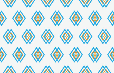 Abstract seamless patterns, geometric patterns, and batik patterns are designed for use in interior, wallpaper, fabric, curtain, carpet, clothing, Batik, satin, background, and Embroidery style.