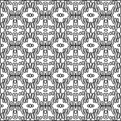 Abstract shapes.Patterns from lines.White wallpaper. Vector graphics for design, textile, decoration, cover, wallpaper, web background, wrapping paper, fabric, packaging. Repeating pattern.