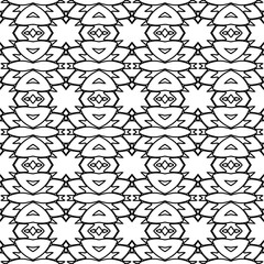 Abstract shapes.Patterns from lines.White wallpaper. Vector graphics for design, textile, decoration, cover, wallpaper, web background, wrapping paper, fabric, packaging. Repeating pattern.
