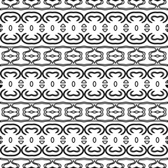 Abstract shapes.Patterns from lines.White wallpaper. Vector graphics for design, textile, decoration, cover, wallpaper, web background, wrapping paper, fabric, packaging. Repeating pattern.