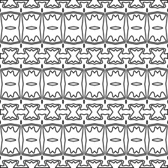 Abstract shapes.Patterns from lines.White wallpaper. Vector graphics for design, textile, decoration, cover, wallpaper, web background, wrapping paper, fabric, packaging. Repeating pattern.