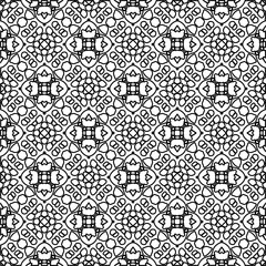 Abstract shapes.Patterns from lines.White wallpaper. Vector graphics for design, textile, decoration, cover, wallpaper, web background, wrapping paper, fabric, packaging. Repeating pattern.