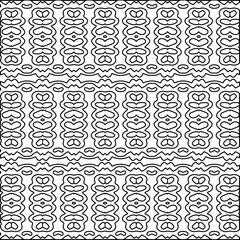 Abstract shapes.Patterns from lines.White wallpaper. Vector graphics for design, textile, decoration, cover, wallpaper, web background, wrapping paper, fabric, packaging. Repeating pattern.