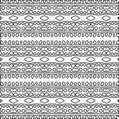 Abstract shapes.Patterns from lines.White wallpaper. Vector graphics for design, textile, decoration, cover, wallpaper, web background, wrapping paper, fabric, packaging. Repeating pattern.