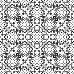 Abstract shapes.Patterns from lines.White wallpaper. Vector graphics for design, textile, decoration, cover, wallpaper, web background, wrapping paper, fabric, packaging. Repeating pattern.