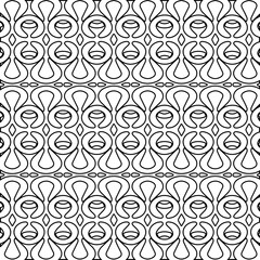 Abstract shapes.Patterns from lines.White wallpaper. Vector graphics for design, textile, decoration, cover, wallpaper, web background, wrapping paper, fabric, packaging. Repeating pattern.