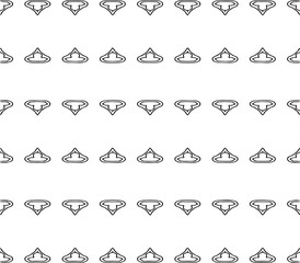 Abstract shapes.Patterns from lines.White wallpaper. Vector graphics for design, textile, decoration, cover, wallpaper, web background, wrapping paper, fabric, packaging. Repeating pattern.