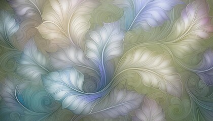 background, wallpaper with floral plants - a little fabulous, made of bright multi-colored and shining flowers