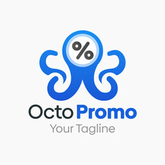 Obraz premium Octo Promo Logo Vector Template Design. Good for Business, Start up, Agency, and Organization