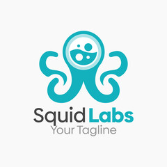 Squid Labs Logo Vector Template Design. Good for Business, Start up, Agency, and Organization