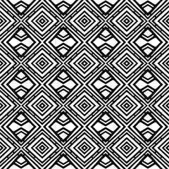 White background with black pattern. Seamless texture for fashion, textile design,  on wall paper, wrapping paper, fabrics and home decor. Simple repeat pattern.