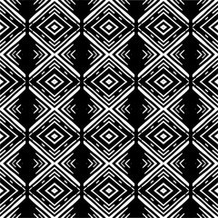 White background with black pattern. Seamless texture for fashion, textile design,  on wall paper, wrapping paper, fabrics and home decor. Simple repeat pattern.