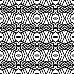 White background with black pattern. Seamless texture for fashion, textile design,  on wall paper, wrapping paper, fabrics and home decor. Simple repeat pattern.