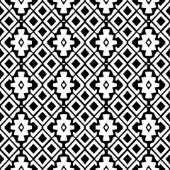 White background with black pattern. Seamless texture for fashion, textile design,  on wall paper, wrapping paper, fabrics and home decor. Simple repeat pattern.