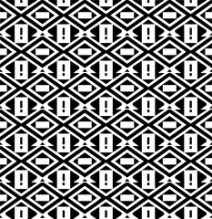 White background with black pattern. Seamless texture for fashion, textile design,  on wall paper, wrapping paper, fabrics and home decor. Simple repeat pattern.