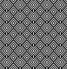 White background with black pattern. Seamless texture for fashion, textile design,  on wall paper, wrapping paper, fabrics and home decor. Simple repeat pattern.