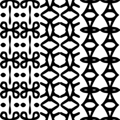 White background with black pattern. Seamless texture for fashion, textile design,  on wall paper, wrapping paper, fabrics and home decor. Simple repeat pattern.