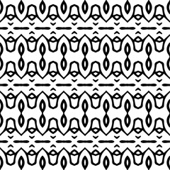 White background with black pattern. Seamless texture for fashion, textile design,  on wall paper, wrapping paper, fabrics and home decor. Simple repeat pattern.