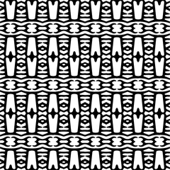 White background with black pattern. Seamless texture for fashion, textile design,  on wall paper, wrapping paper, fabrics and home decor. Simple repeat pattern.