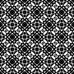 White background with black pattern. Seamless texture for fashion, textile design,  on wall paper, wrapping paper, fabrics and home decor. Simple repeat pattern.