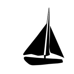 silhouette of a sailboat