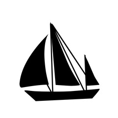 silhouette of a sailboat