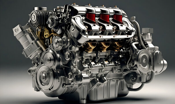 Internal combustion engine from an automobile