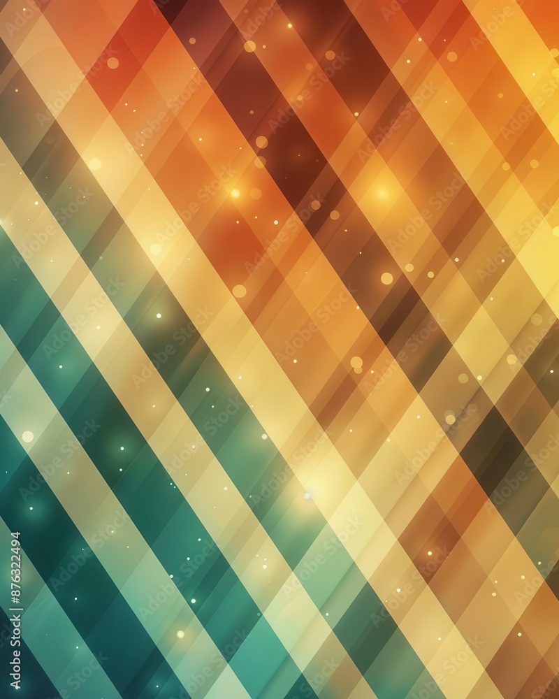 Poster an abstract background with geometric patterns and a spectrum of colors, evoking a sense of innovati
