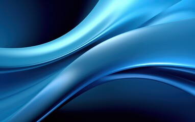 Abstract Blue Swirls