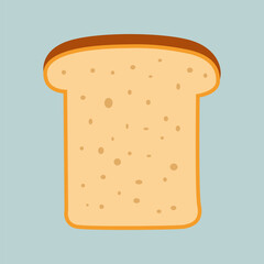 Bakery bread cake pastry isolated concept. Vector flat graphic design element illustration
