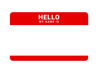 Graffiti tag background. Hello, my name is. Sticker your name tag. Street art graffiti background.