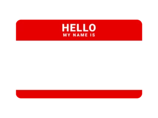 Graffiti tag background. Hello, my name is. Sticker your name tag. Street art graffiti background. © Lifestyle Graphic
