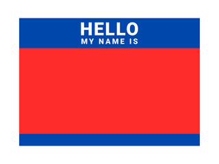 Graffiti tag background. Hello, my name is. Sticker your name tag. Street art graffiti background.