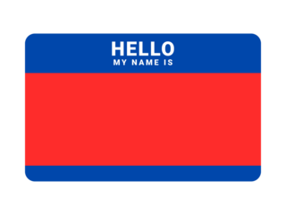 Graffiti tag background. Hello, my name is. Sticker your name tag. Street art graffiti for background.