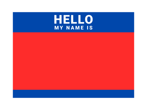 Graffiti tag background. Hello, my name is. Sticker your name tag. Street art graffiti background.