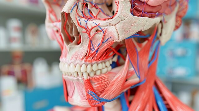 Provide detailed insights into human and animal anatomy with 3D models tailored for educational purposes and medical training. Clean and Clear Color, Realistic Photo, , Minimalism,