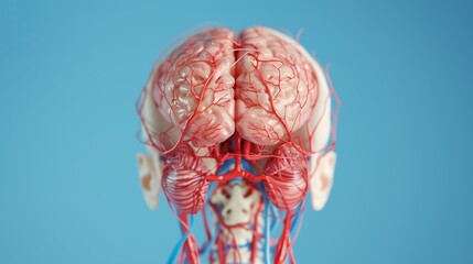 Explore the complexities of human and animal anatomy with 3D models that offer detailed views for medical education and training. Clean and Clear Color, Realistic Photo, , Minimalism,