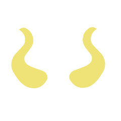 Devil horn logo Vector icon