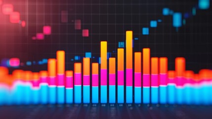 Capture abstract depictions of financial success with visuals that illustrate wealth creation, investment strategies, and market opportunities. Clean and Clear Color, Realistic Photo, , Minimalism,