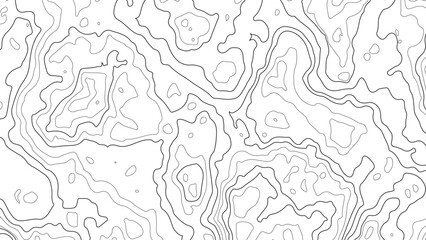 Topographic contour map. Vector cartography illustration. Topography and geography map grid abstract backdrop.
