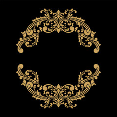 Luxury frame Ornament wedding decoration