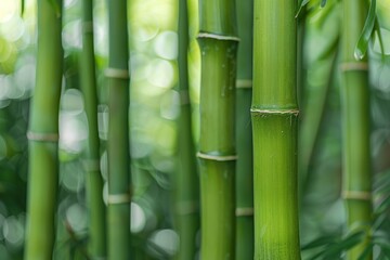Obraz premium Bamboo stems background