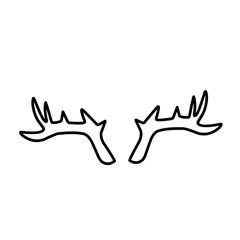 Obraz premium Horn thin line icon